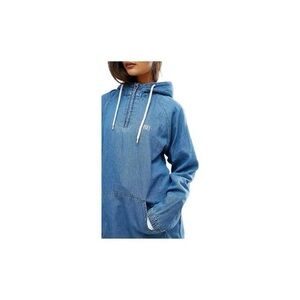 Obey Denim Quarter Zip Hoodie